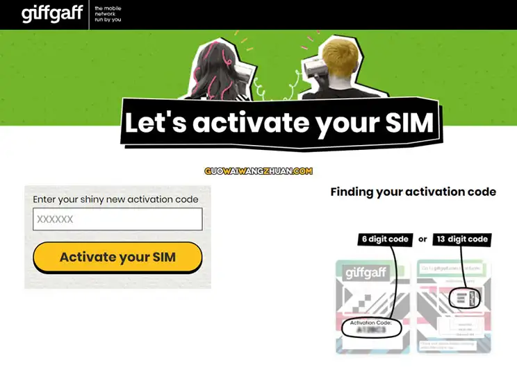 Giffgaff英国移动电话卡申请和激活教程-国外网赚博客